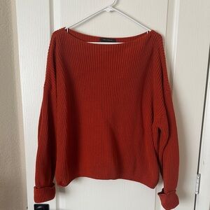 Women's Rust Sweater